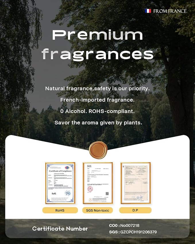 Ceeniu Air Freshener Odor Release Gel, 45 oz Large Capacity, Adjustable scent intensity with gear control, Natural Plant Extract, Made with Essential Oils - Misty Tea Scent