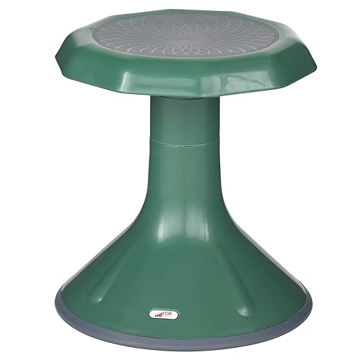 ECR4Kids ACE Active Core Engagement Wobble Stool, 15-Inch Seat Height, Flexible Seating, Green