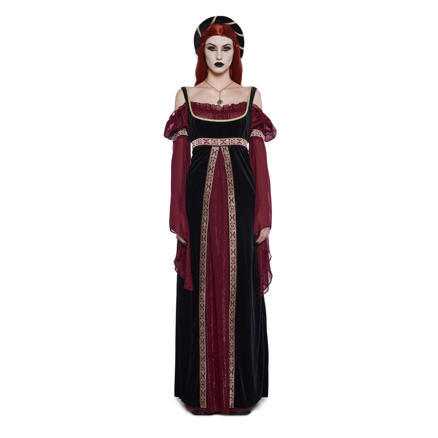 Dolls Kill Renaissance Princess Halloween Costume - Medieval Ren Faire Outfit by Trickz N' Treatz - X-Large