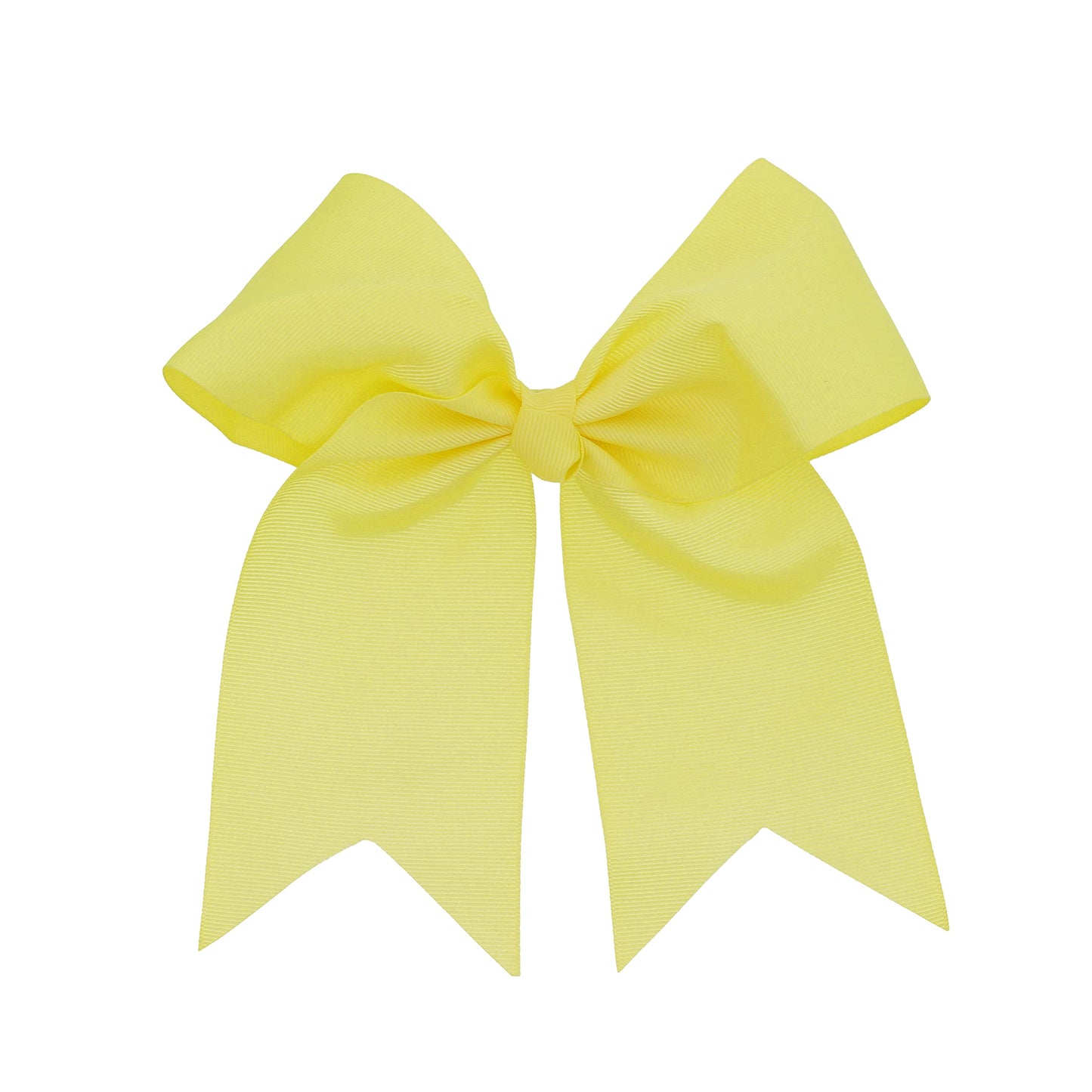 Pale Yellow Jumbo Bow Clip with Tails
