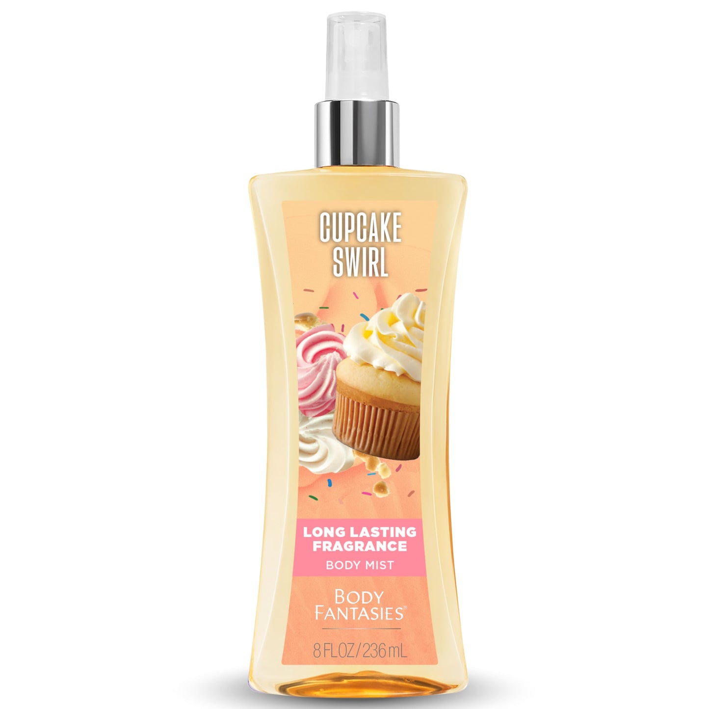 Body Fantasies Signature Fragrance Body Spray, Cupcake Swirl, 8 fl oz