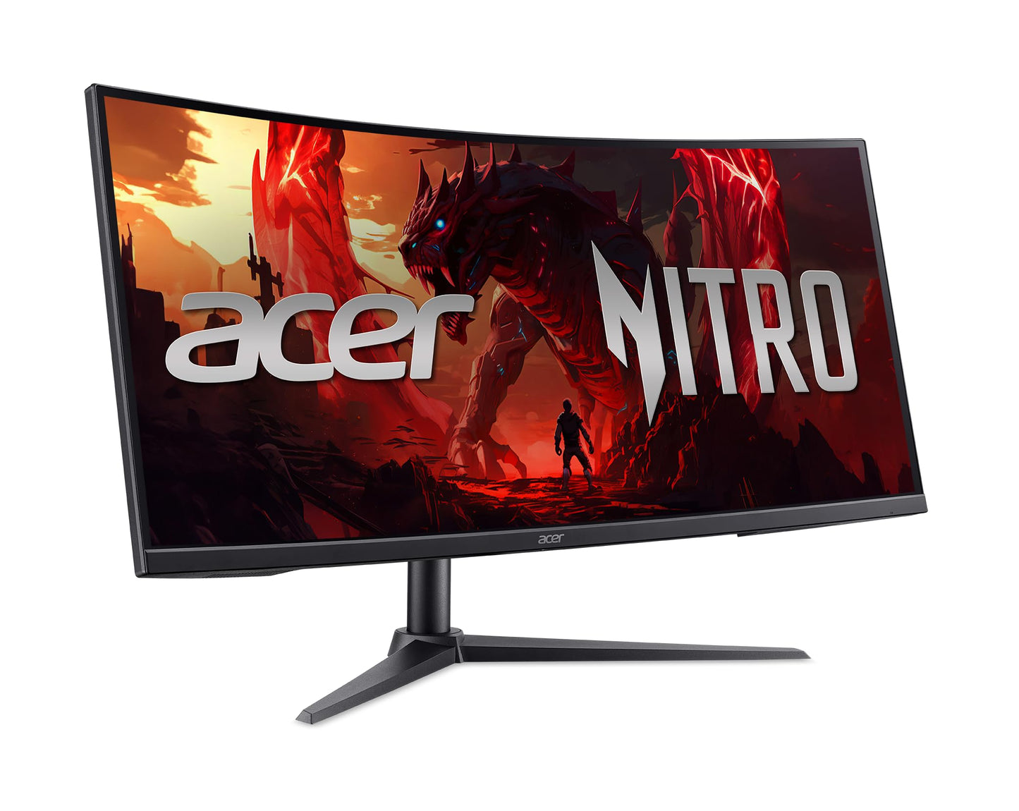 acer Nitro 34” Gaming Monitor | QHD 3440 x 1440 | 1500R 21:9 Curved | AMD FreeSync Premium | 200Hz Refresh Rate | 1ms (VRB) | sRGB 99% | 1 x Display Port 1.4 & 2 x HDMI 2.1 Ports | XZ340CUR X0bmiiphx