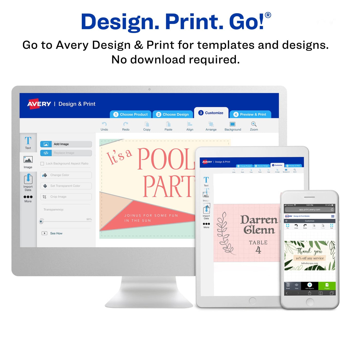 Avery Kraft Brown Postcards, 4.25" x 5.5", Laser/Inkjet, 80 Printable Postcards, Also Great for Thank You Cards and Invitations (5629)