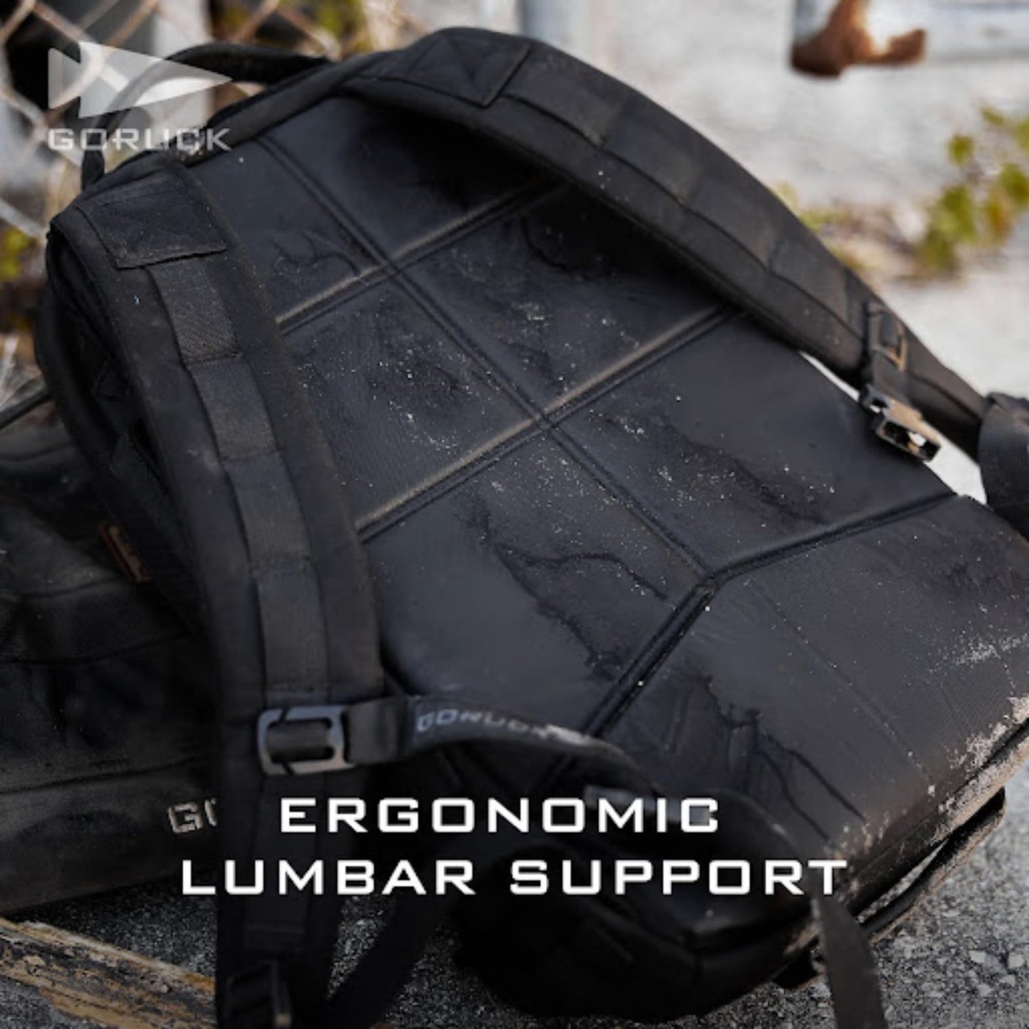 GORUCK Rucker 4.0 20L Black - Purpose Built Rucking Backpack, Military Weight Training Rucksack w/Ruck Plate Pocket and Extra Padded Straps