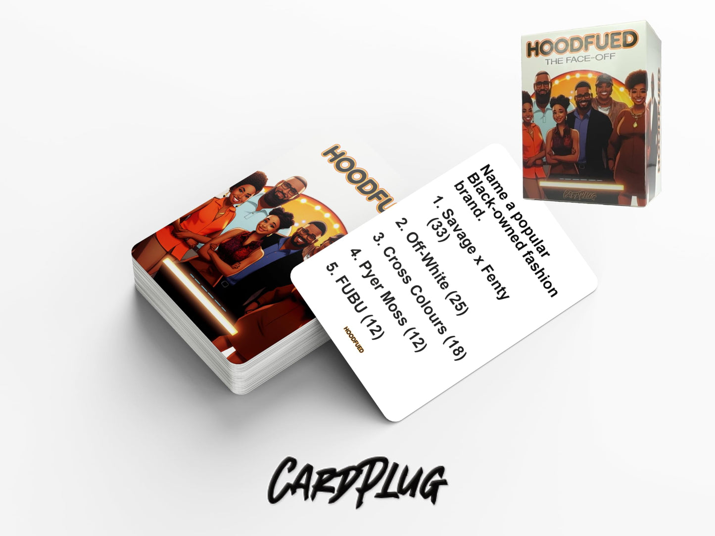 HoodFued : The Ultimate Family Trivia Card Game - A Culture-Centric Game That Brings Friends and Family Together for Fun and Knowledge and More Fun Than The Hood Charades Game for Family or Tabu