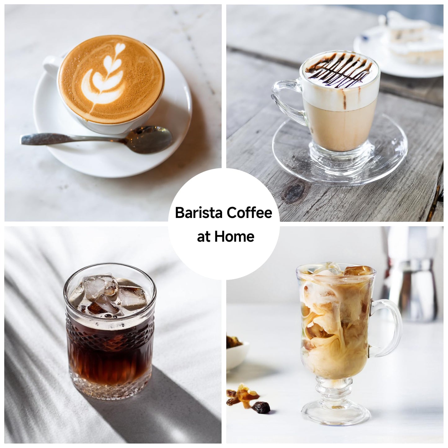 HIBREW H10A - 58mm Espresso Machine, Stainless Steel Body with Milk Frother, Customizable Settings, Smart Display + 20 Bar Pressure Gauge.