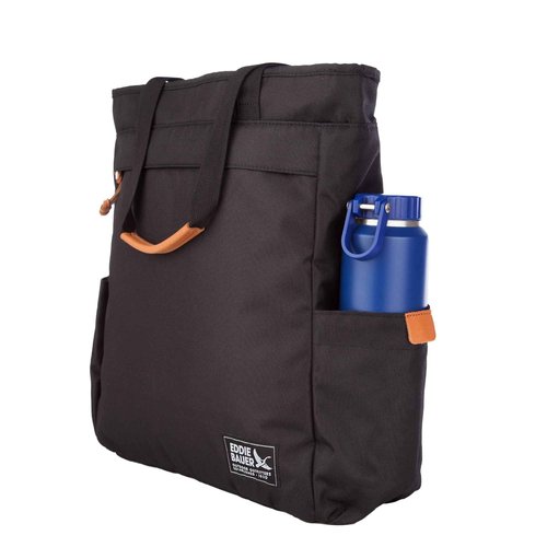 Eddie Bauer 30L Bygone Multipurpose Convertible Backpack Tote, Black | Travel Bag | Work | Laptop and Commuter Bag | Gym Tote | Travel Tote