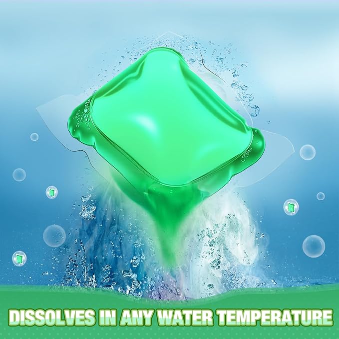 240 Count Laundry Detergent Pods Bulk Laundry Detergent Soap Pacs Ultra Concentrated for Clean Clothes Stain Fighting Fresh Scent(Fresh Herbal Scent)