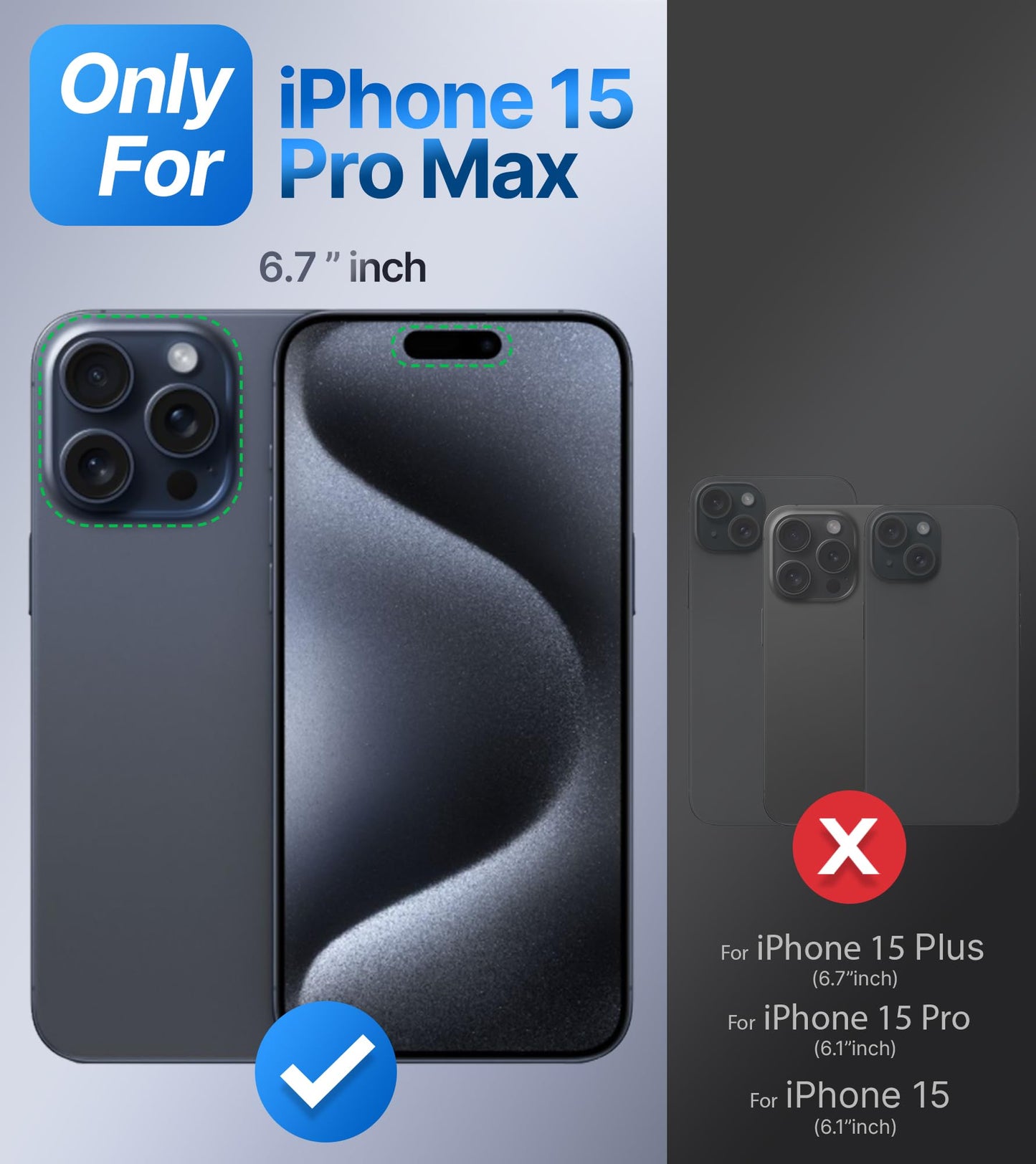 Shields Up For Iphone 15 Pro Max Case With Stand, Phone Case Clear With Double Ring Holder [Adjustable & Foldable] Shockproof Pr