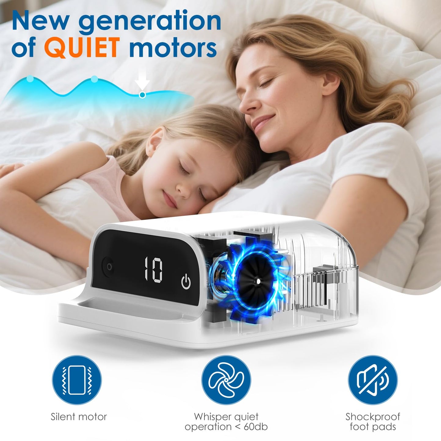 Smart Nebulizer, Intelligent Digital Display Nebulizer Machine for Adults and Kids,Low Noise Compression Nebulizer for Breathing Problems,Desktop Jet Nebulizer for Home Use Spacer-16