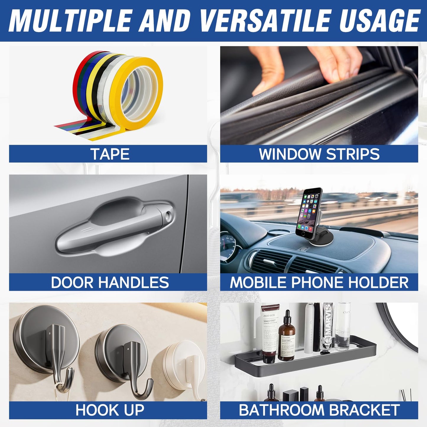 20 Pcs Adhesion Promoter, High-Performance Adhesion Promoter for Plastic, Trim & Automotive Tape, Adhesive Primer Enhancing The Adhesion of Double-Sided Mounting and Molding Tapes (Zhunianji-001)