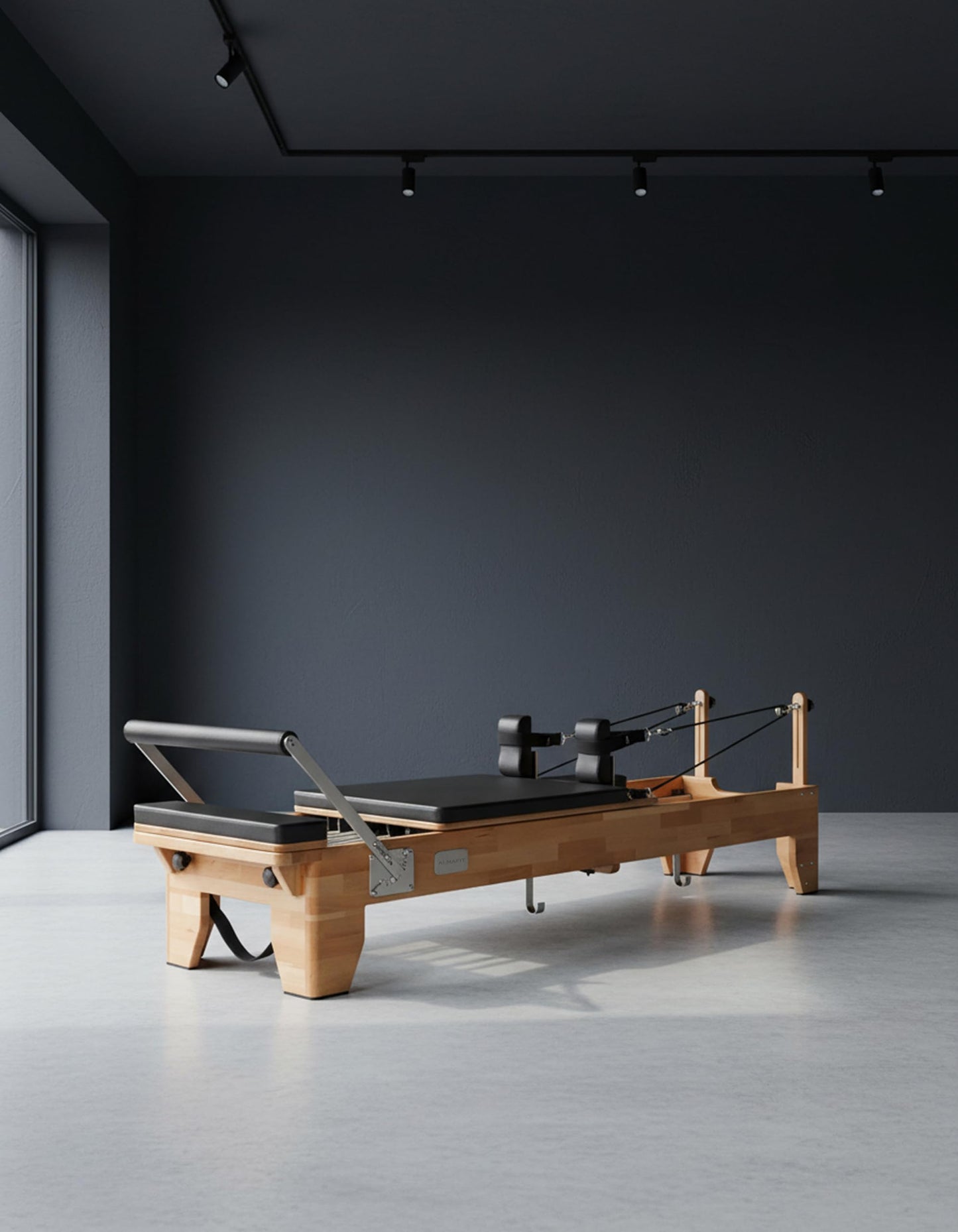 Pilates Reformer Machine – Beginner-Friendly Home & Studio Reformer with Comfortable Padding & Adjustable Resistance – Ideal for New Users – (Spring Sale)