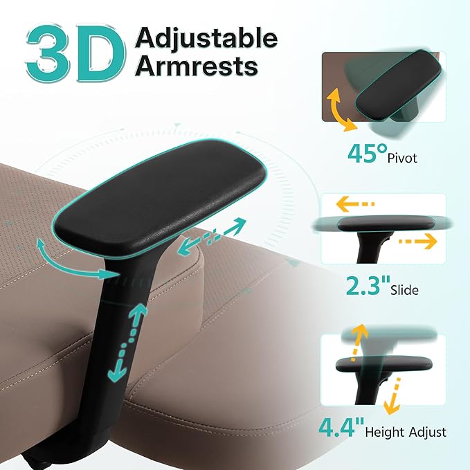 AreShark Criss Cross Office Chair with Armrest Wheels & Stretchable Rotating Footrest, Ergonomic Cross Legged Swivel Chair with Back Support& Adjustable Height for Yoga Kneeling Meditation Home Office