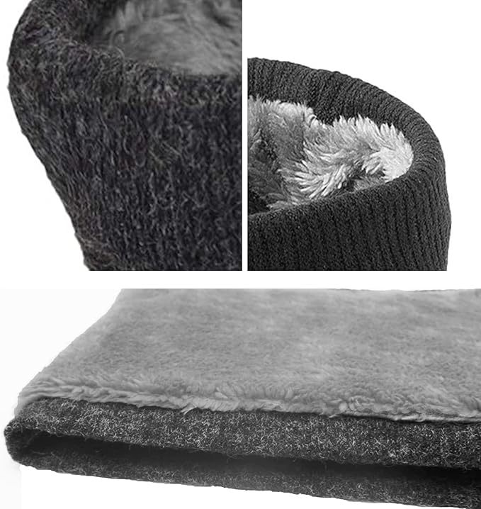 Winter Scarf Neck Warmer Gaiter Face for Men Women Warm Fleece Ski