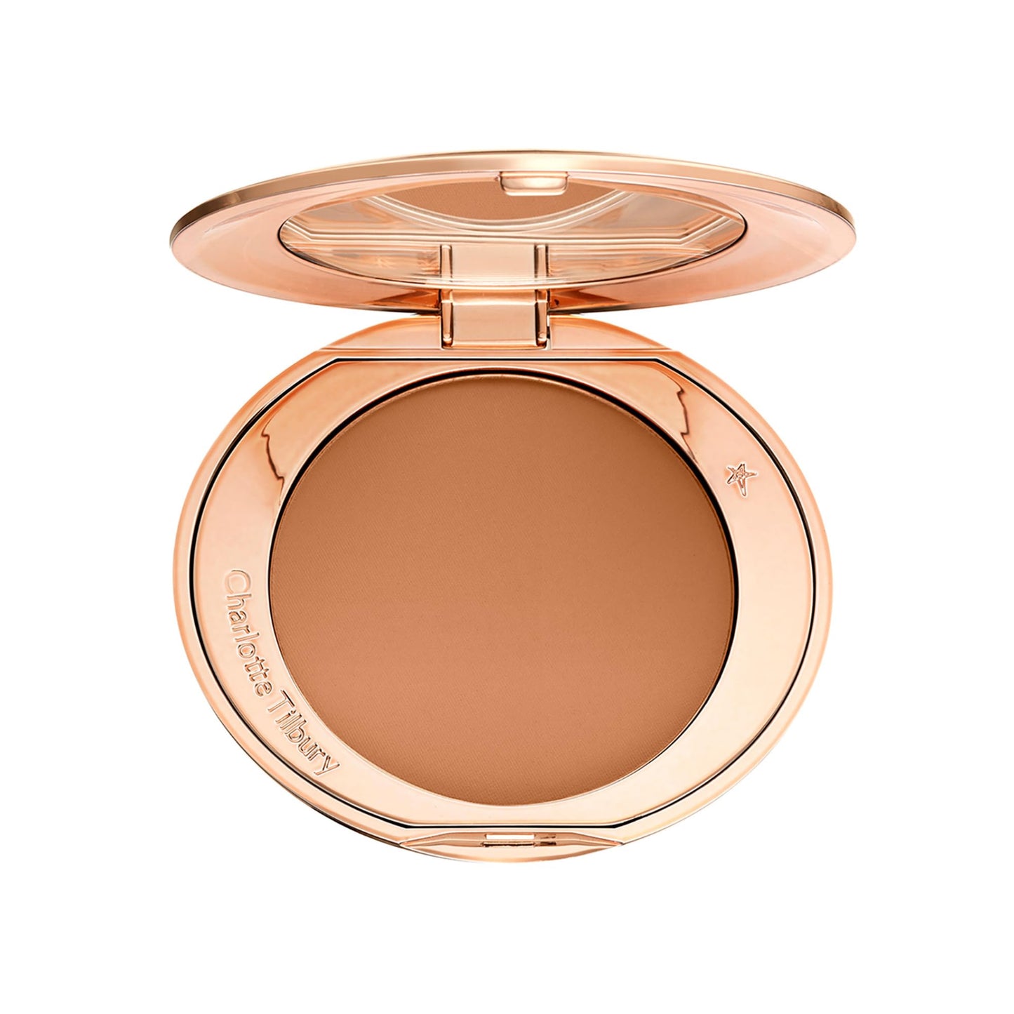 Charlotte Tilbury Airbrush Flawless Finish Setting Powder - Pore-Blurring Pressed Powder for Face Makeup to Minimize Shine with