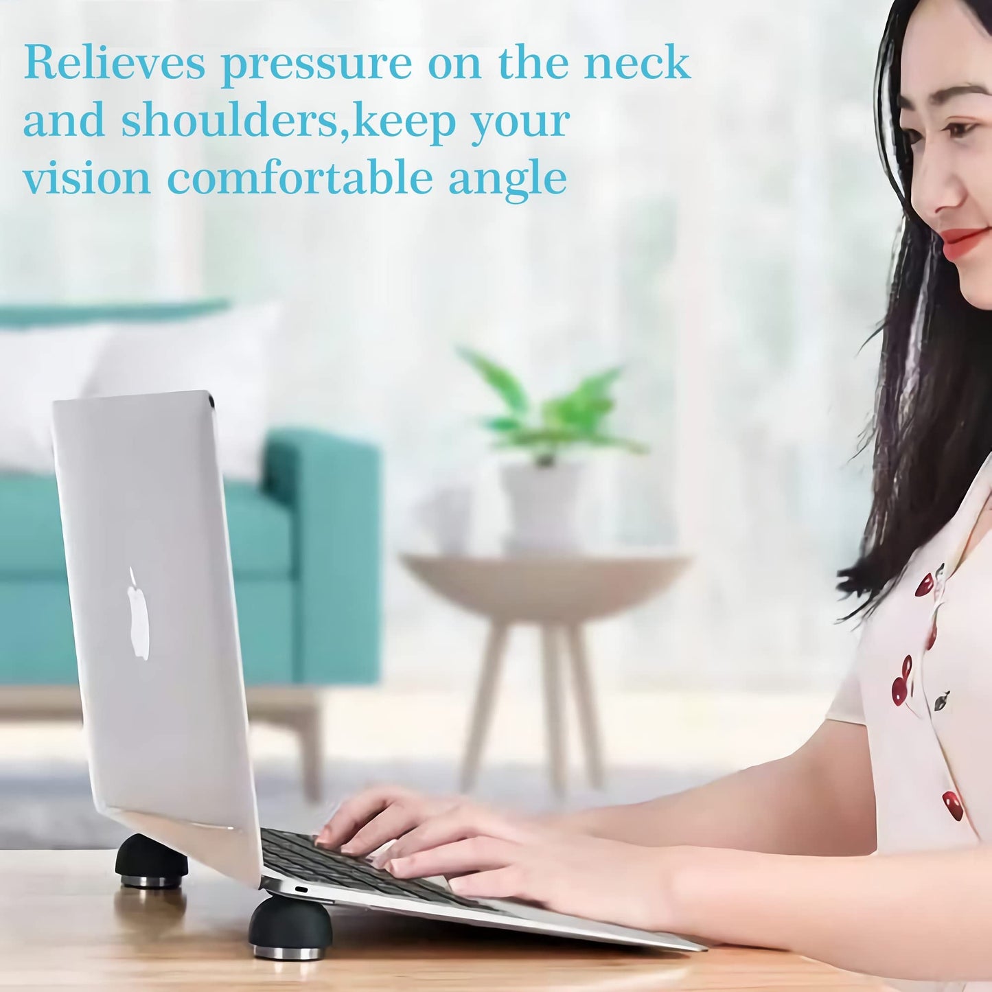 Copora Laptop Cooling Stand, Portable Magnetic Laptop Cooler, Small Invisible Cooler Ball, Ergonomic Laptop Stand For Computer