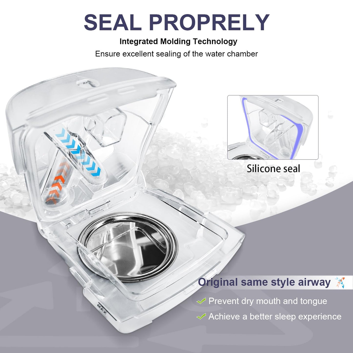 Water Chamber and Pap HumidAir Water Tank for ResMed AirSense 11 Tube Hose Machine