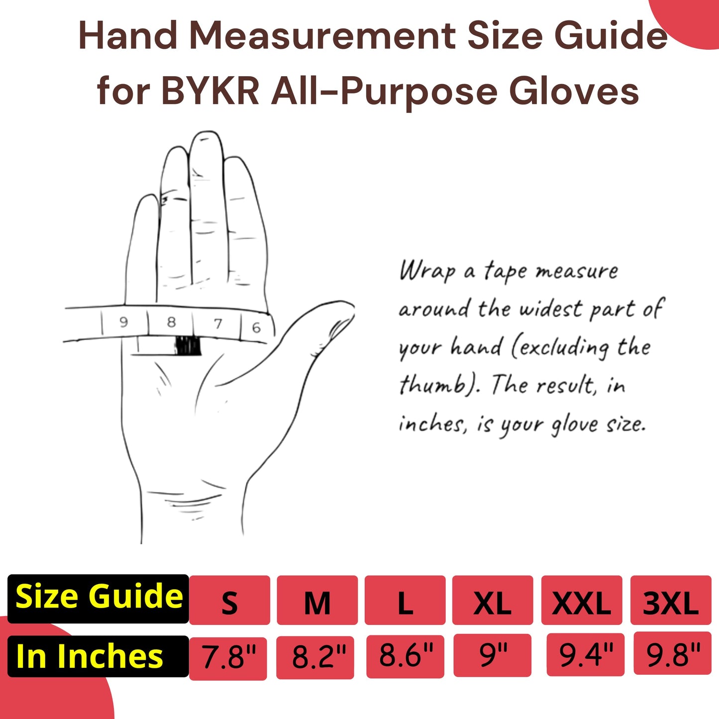 BYKR All-Weather Motorcycle Gloves for Men & Women – Protection for Dirt Bike, BMX, MX, and ATV Riding – Black S