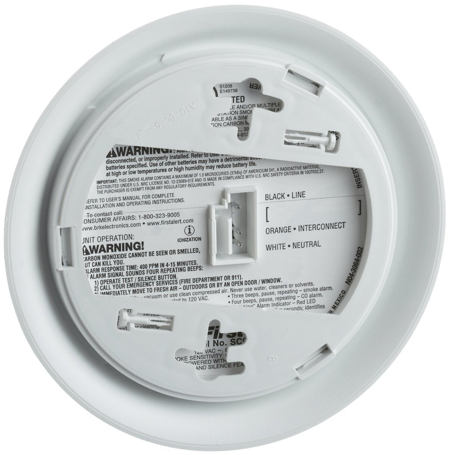 BRK SC9120B Smoke and Carbon Monoxide Alarm