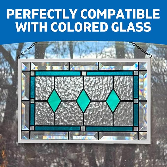 9/32" U Zinc Came for Stained Glass,3ft Length 12 Pcs Total 36ft Durable Framing Solution for Stained Glass Projects Reliable Zinc Came for Hobbyists Perfect for Your Hobby Came Needs