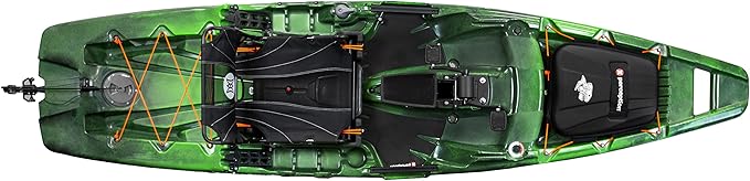 Perception Showdown Sit on Top Pedal Drive Fishing Kayak - Fold Away Lawn Chair Seat