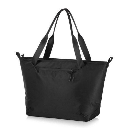 PICNIC TIME NCAA Ohio State Buckeyes Tarana Cooler Bag Tote Made with Recycled Materials, Soft Cooler Tote Bag, Upcycled Picnic Cooler, (Carbon Black)