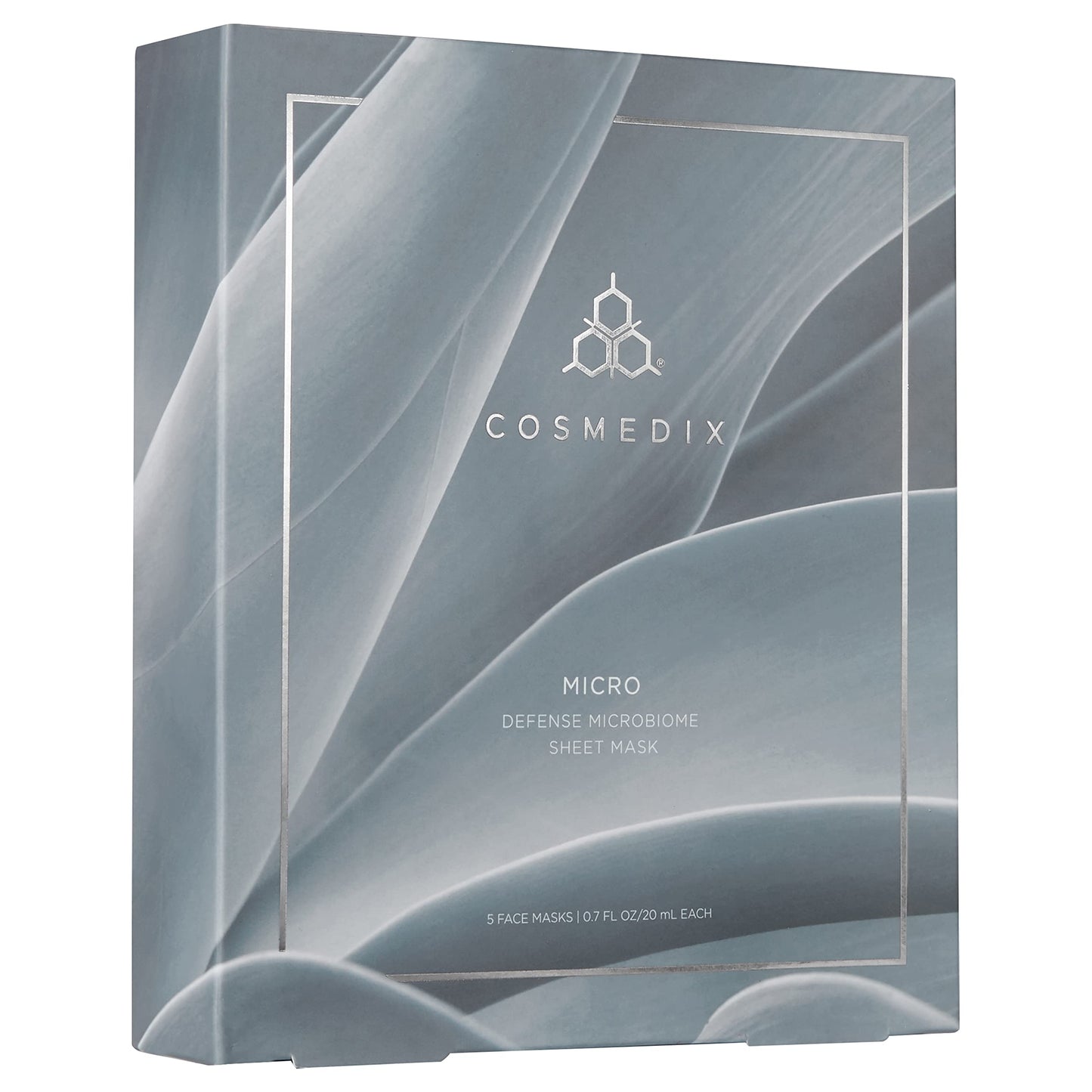 COSMEDIX Micro Defense Microbiome Peel-Off Sheet Mask, Hydrates & Quenches Dry Skin, Soothing & Redness Reducing, Cruelty & Glut
