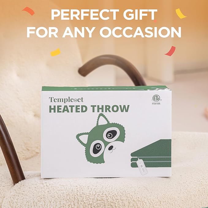Heated Blanket Full Size - Single Controllers Electric Blanket Full with 9 Heat Settings & 10 Hour Auto Off,Overheat Protection,Machine Washable 72"x84"(Lake Green)