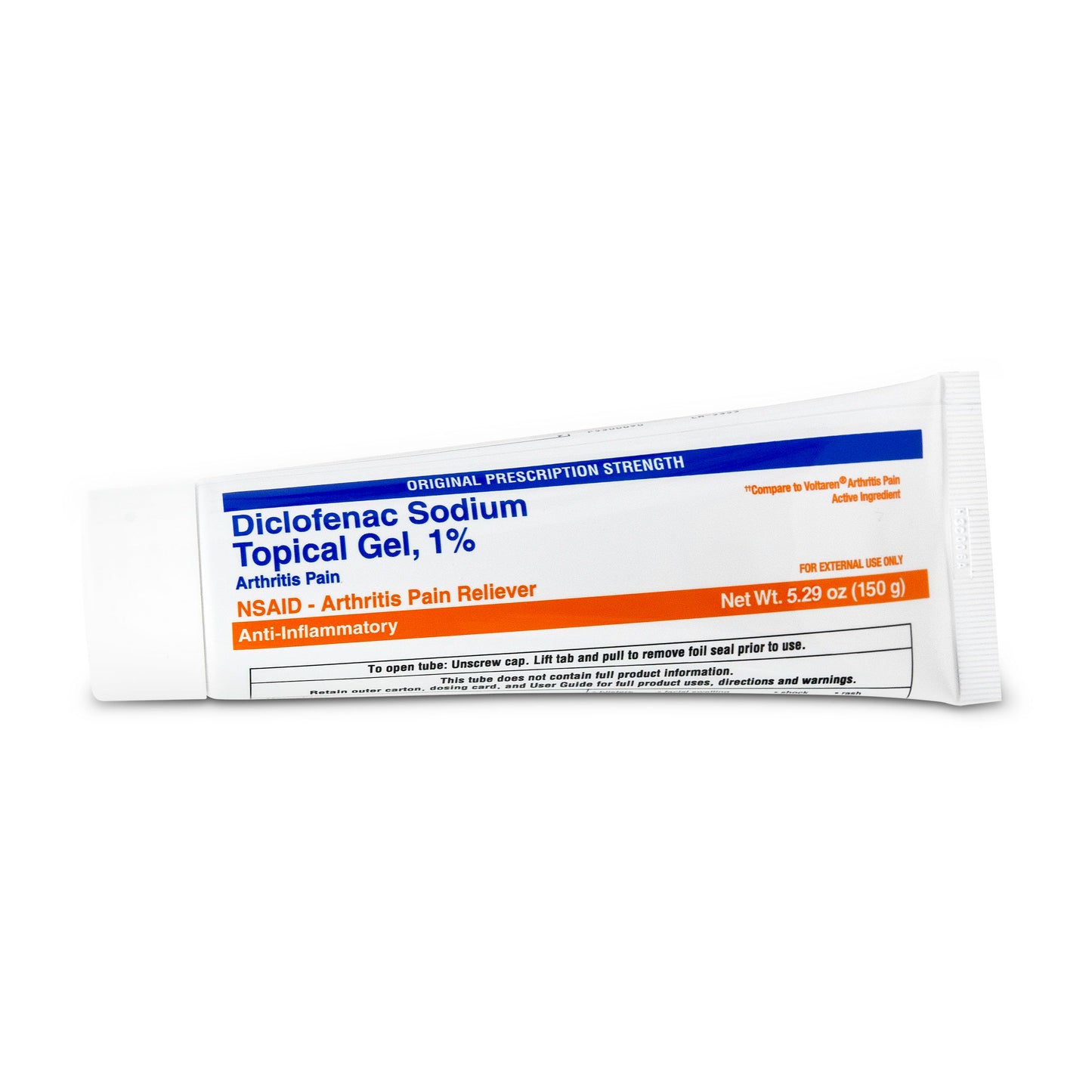 Amazon Basic Care Arthritis Pain Relieving Gel, Diclofenac Sodium Topical Gel, 1% (NSAID), 5.29 Oz (150 Grams) (Packaging may vary)