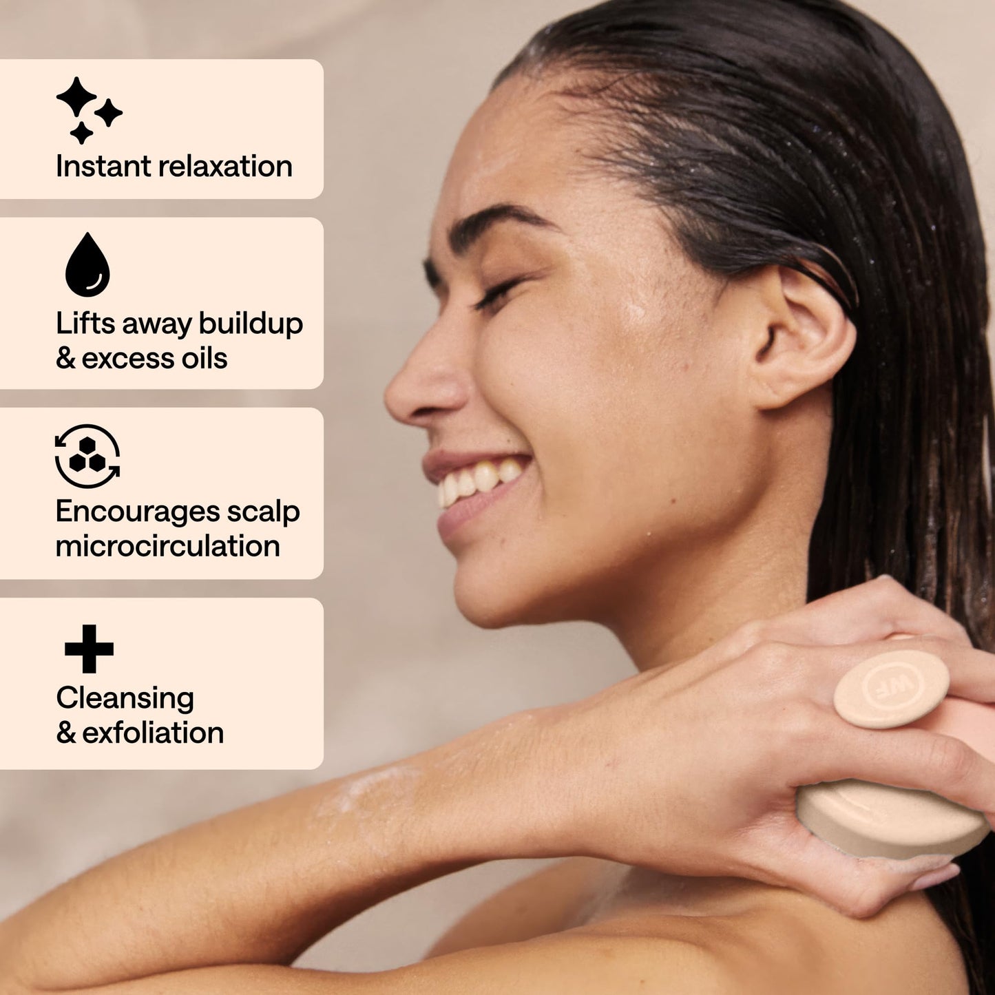 Silicone Scalp Scrubber for Dandruff - Serum, Balm, & Hair Oil Applicator - Scalp Massager Hair Growth for Men, Women - Shampoo