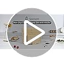 Bamboo Cutting Board Set Non Slip Feet with Holder Over Sink Kitchen Gadgets Seller 2025 First Apartment Must Haves Things...