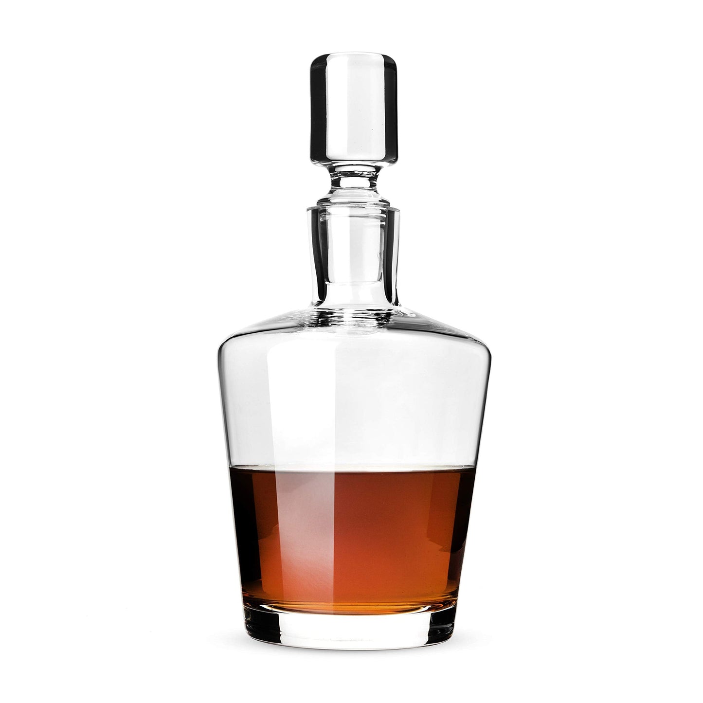 True Rothwell Whiskey Decanter with Airtight Stopper, Liquor Decanters for Bourbon Scotch Vodka Gin Cocktail Party Home Bar Accessories 36 oz Set of 1