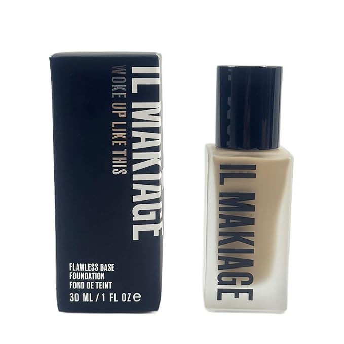 I&L Foundation Woke Up Like This Flasless Liquid Face Foundation Full Coverage FOR MAKIAGE Matte Finish (Shade 60, 1 fl.o...