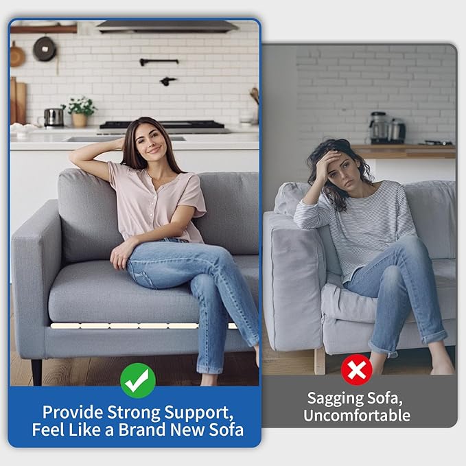 THMINS Heavy Duty Sofa Cushion Support Board for Sagging Sofas, 24''x 72'' Laminated Wood Sofa Cushion Support Board, Deep Support and Seat Protection