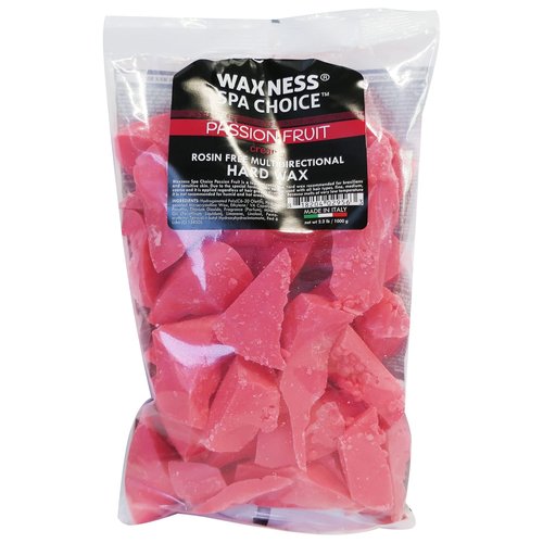 Waxness Passion Fruit Stripless Waxing Kit W-CUBE Black Warmer and 2.2 lb Wax Bag