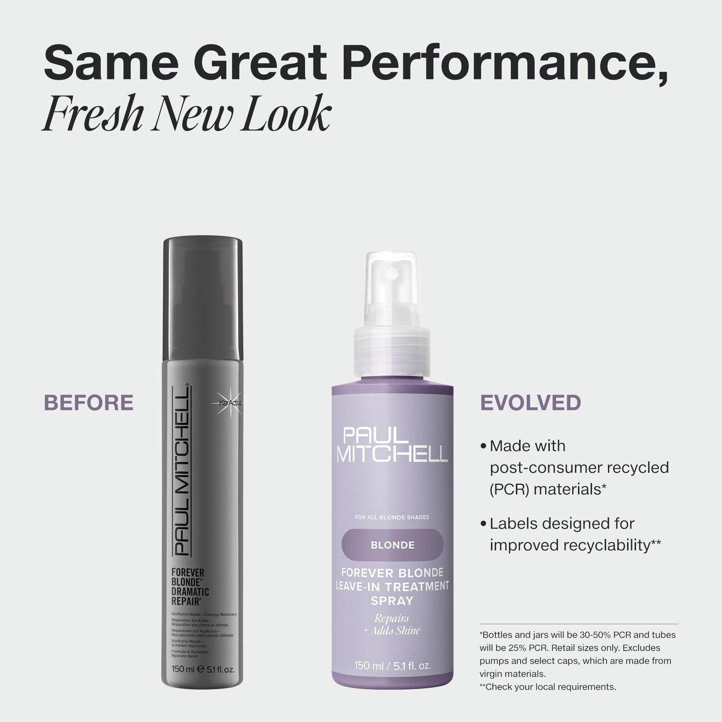 Paul Mitchell Forever Blonde Leave-In Treatment Spray, Repairs + Adds Shine, Ideal For Bleached + Lightened Hair, 5.1 fl. oz
