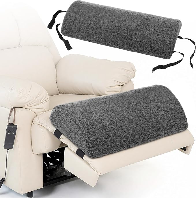 Queekay Health Large Half Moon Bolster Pillow for Legs, Knees, Lower Back and Head, Lumbar Support Pillow for Bed Sleeping Semi Roll for Ankle and Foot Comfort Washable Cover (Grey)