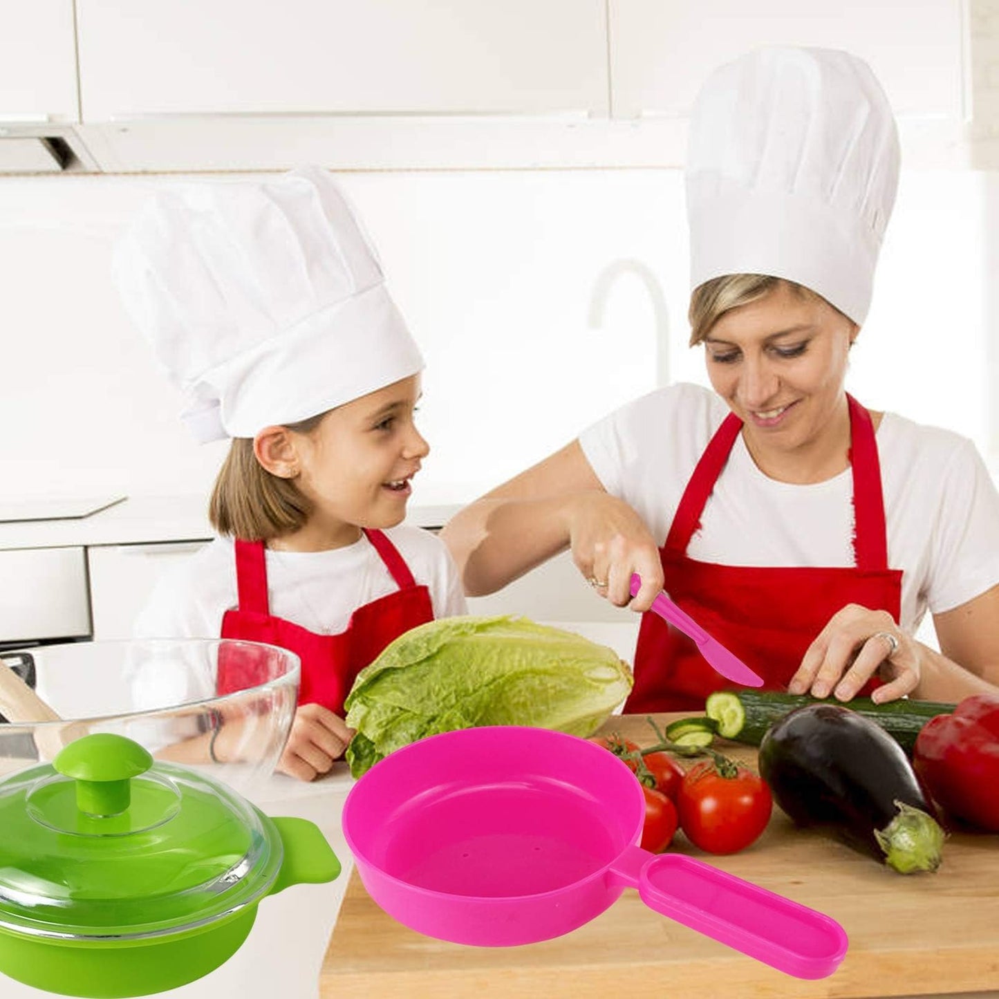 CACASO 27 Pieces Kids Super Durable Kitchen Toys Set,Play Kitchen Dishes for Kids,Pretend Play Children's Dish Toy,Wash and Dry Tableware Dish Rack with Drainer,Play Dishes for Kids Kitchen Playset