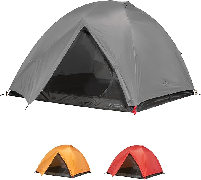 Teton Sports Mountain Ultra Tents, 1-4 Person Backpacking Tent, Lightweight, Perfect for Camping, Hiking and Backpacking –...