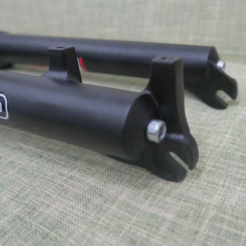 CDHPOWER 26" Suspension Fork, Single Shoulder 28.6mm Straight Tube Ultralight Aluminum Alloy Disc Brake (1-1/8" Headset included)