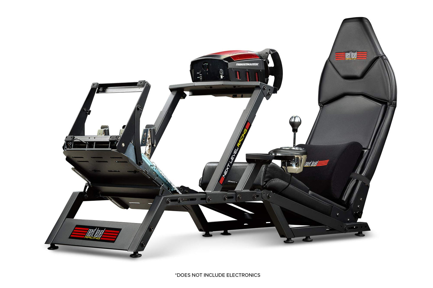 Next Level Racing F-GT Racing Simulator Cockpit and Monitor Stand Bundle