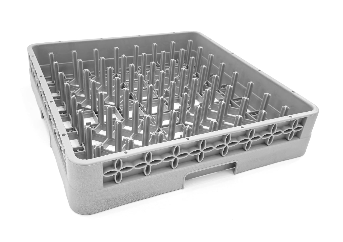 Farag Janitorial Peg Plate Rack for Commercial Dishwasher | Full Size Tray Rack | Polypropylene (Gray)