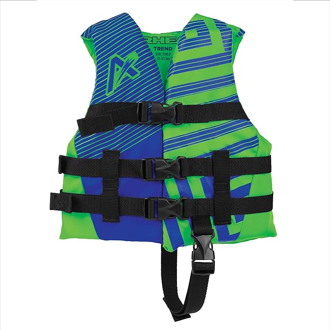 Airhead Children's Trend Life Vest - USCG Approved Life Jacket - 22-25 in Chest Size - 33-55 lbs. - Ideal for Boating, Wat...