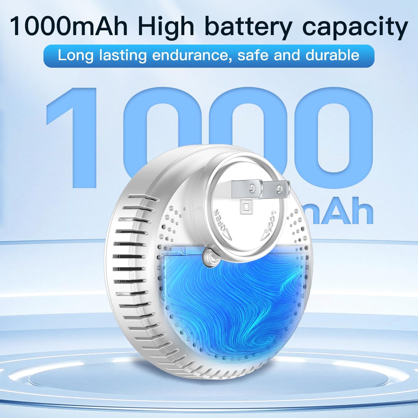 HAKINAKU 4-in-1 Plug in Smoke & Carbon Monoxide Detectors Combo Built-in 1000mAh Backup Battery Plug&Play 85dB Alarm [CO Smoke Temp Humidity Combination] Senor for Home Hotel Travel (White, 1 Pack)