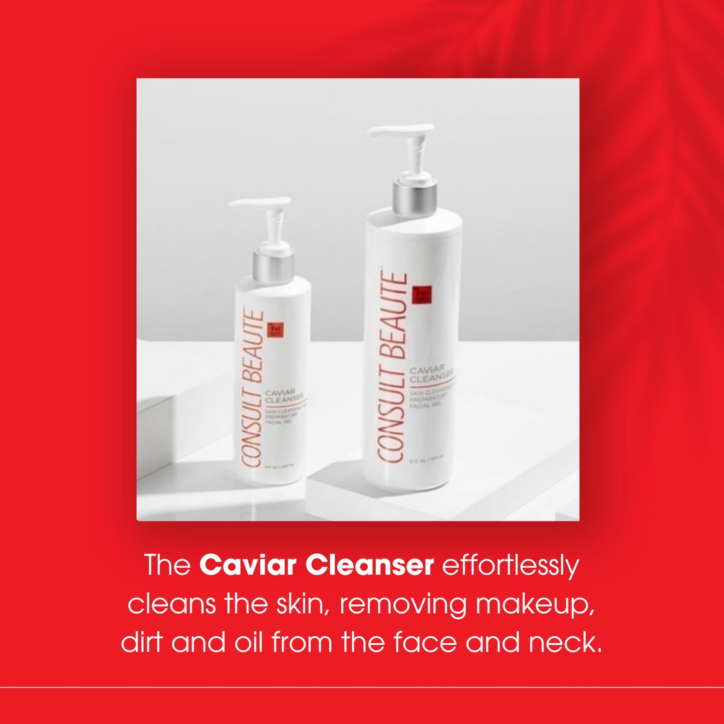 Consult Beaute - Caviar Facial Cleanser - Gentle Face Wash and Makeup Remover - Gel to Foam - Skin Hydrating Lime Pearl Caviar -