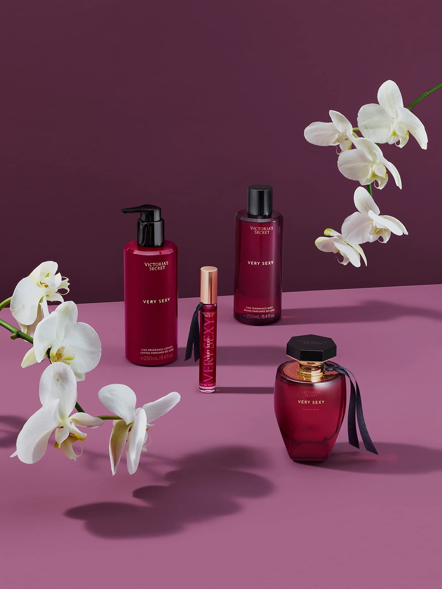 Victoria's Secret Very Sexy Fragrance Lotion, Notes of Vanilla Orchid, Sun-Drenched Clementine & Wild Blackberry, (8.4 oz)