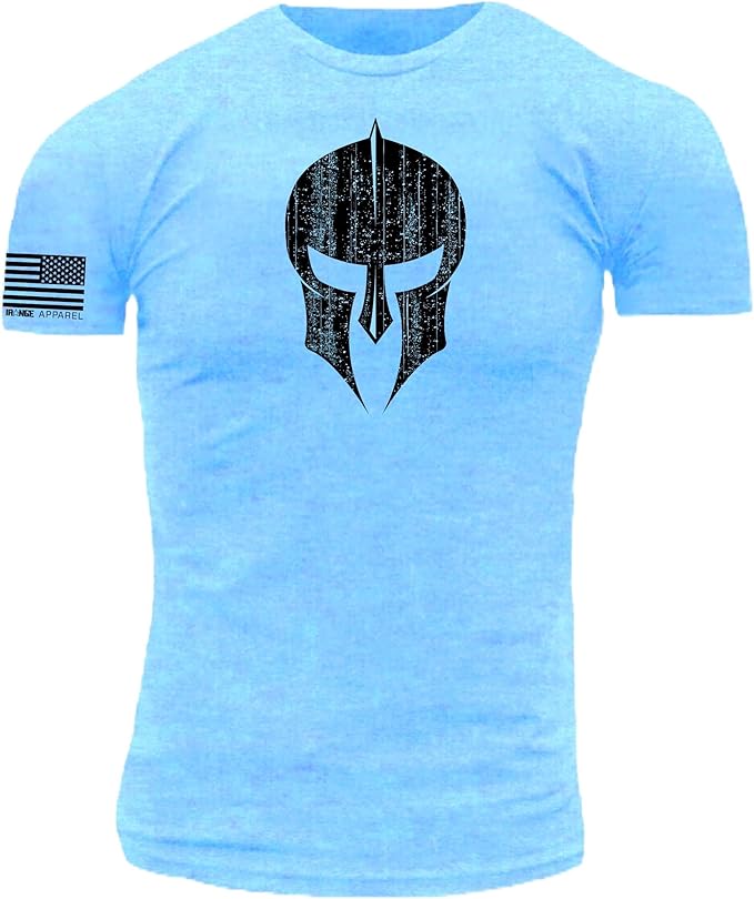 Distressed Spartan Hoplite Warrior Premium Performance Blend Athletic Fit T-Shirt