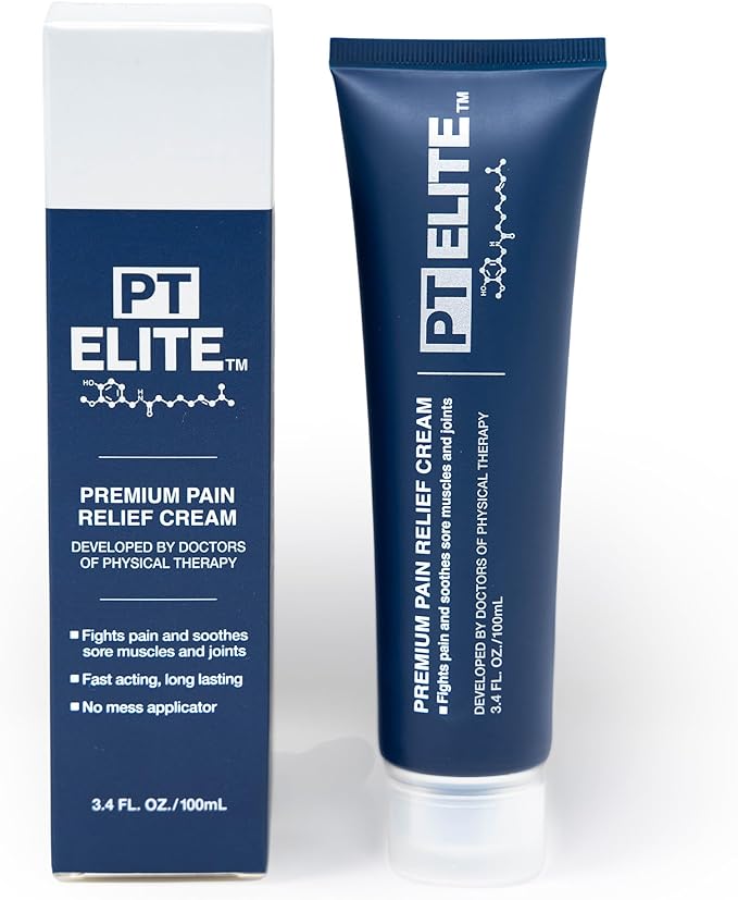 Premium Pain Relief Cream, with Capsaicin, Menthol & Arnica, Arthritis, Knee, & Back Pain Relief, Soothes Sore Muscles & Joints, Reduces Stiffness, Non-Greasy, Topical Analgesic, 3.4 oz