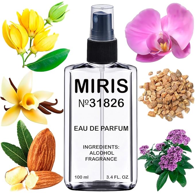 MIRIS No. 31826, Inspired by Sensual Orchid, Long-Lasting Eau de Parfum for Women, Spray 3.4 Fl Oz / 100 ml