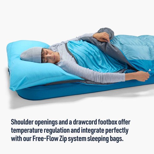 Sea to Summit Breeze Sleeping Bag Liner, Standard Mummy w/Drawcord